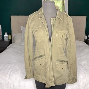 Lily Aldridge for Velvet cargo jacket